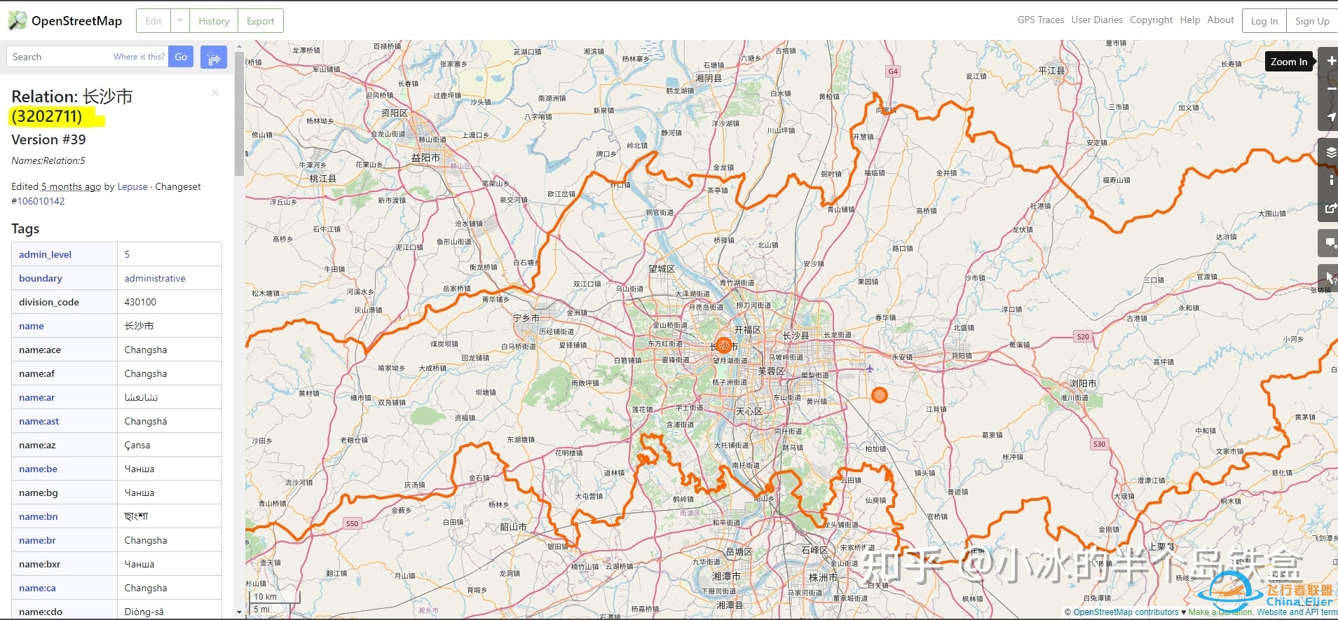 利用OpenStreetMap获取大洲、国家、省市、行政区路网数据-3773 