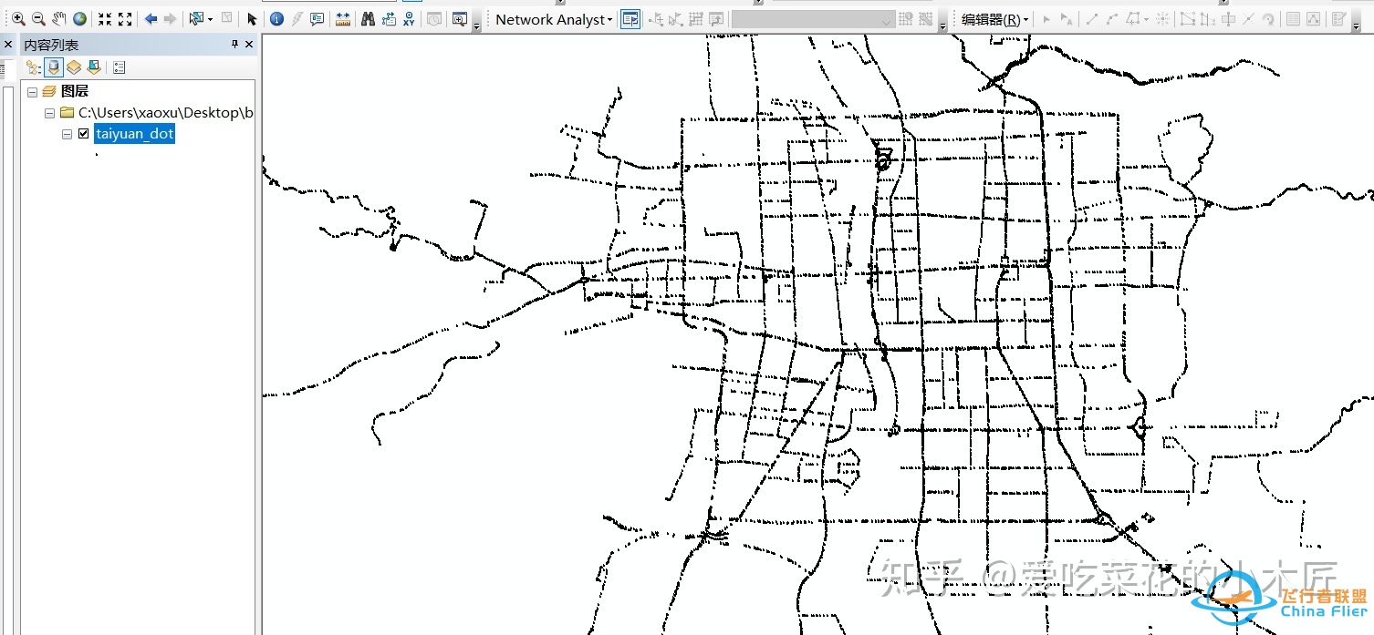 从Openstreetmap获取路网数据并制作shapefile图层-1288 