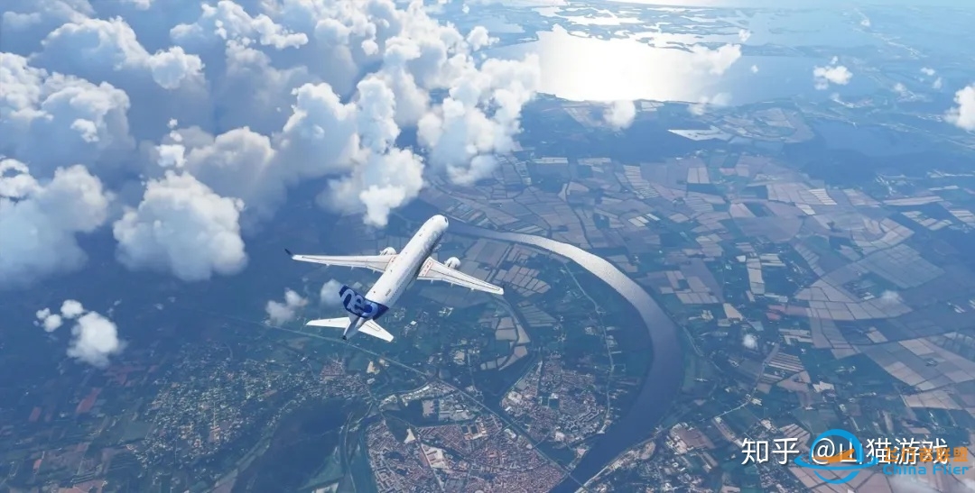 《微软模拟飞行：2020》万米高空，一览无余，脚下就是你家-4045 