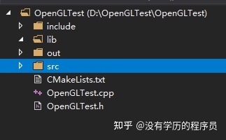 cmake搭建glad+glfw环境; IDE: visual studio 2019-2216 