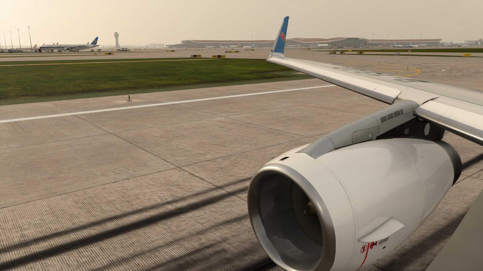 Xplane12首飞 北京-合肥-6537 