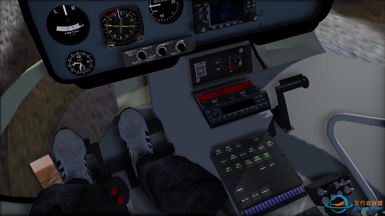 Flightgear 飞行齿轮 飞行模拟 使用TrackNP 5/TrackIR 5 头瞄效果-8798 