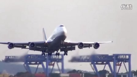 【震撼引擎声】汉莎航空波音747波士顿复飞-7994 