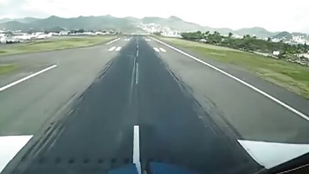 KLM 荷兰皇家航空波音747-400圣马丁岛朱莉安娜公主机场（TNCM）09跑道起飞驾驶舱录像-9334 