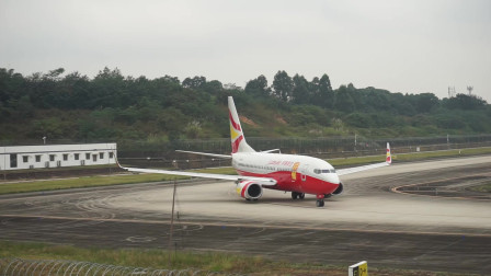 祥鹏航空波音730起飞，全程空管对话听说喝水都要花钱-5724 