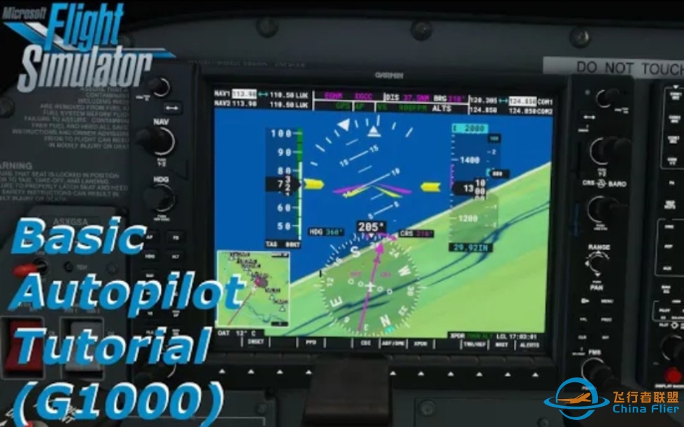 【飞行模拟2020】塞斯纳172 佳明G1000航电系统自动驾驶教程-276 