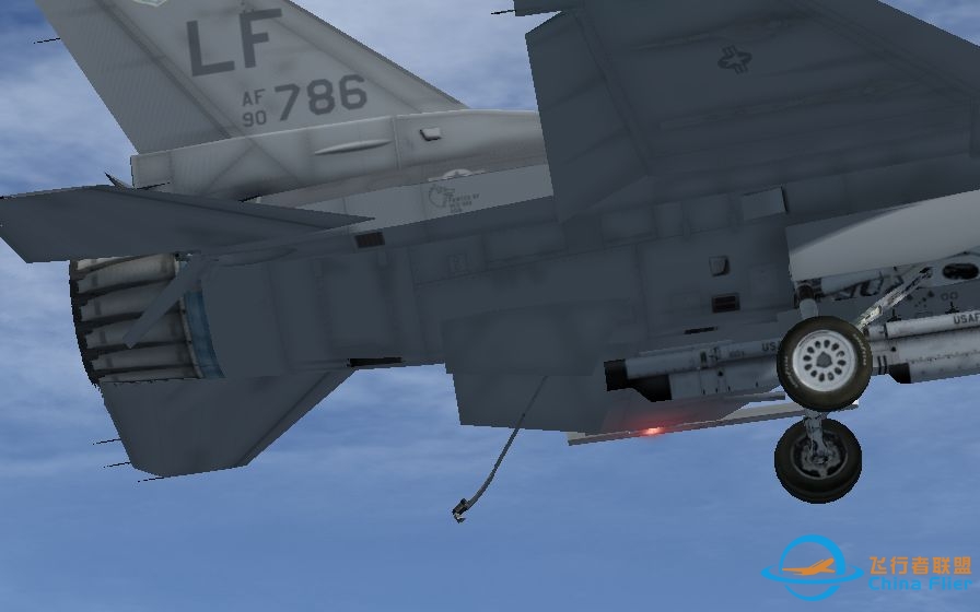 F16战斗机航母回收降落日常[Falcon BMS 4.35]-7166 