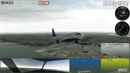 3D超真实模拟美国航空公司空客A320坠机全过程-1062 