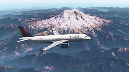 模拟飞行在飞机上看富士山是什么感觉游戏也能带来真实的体验-2385 