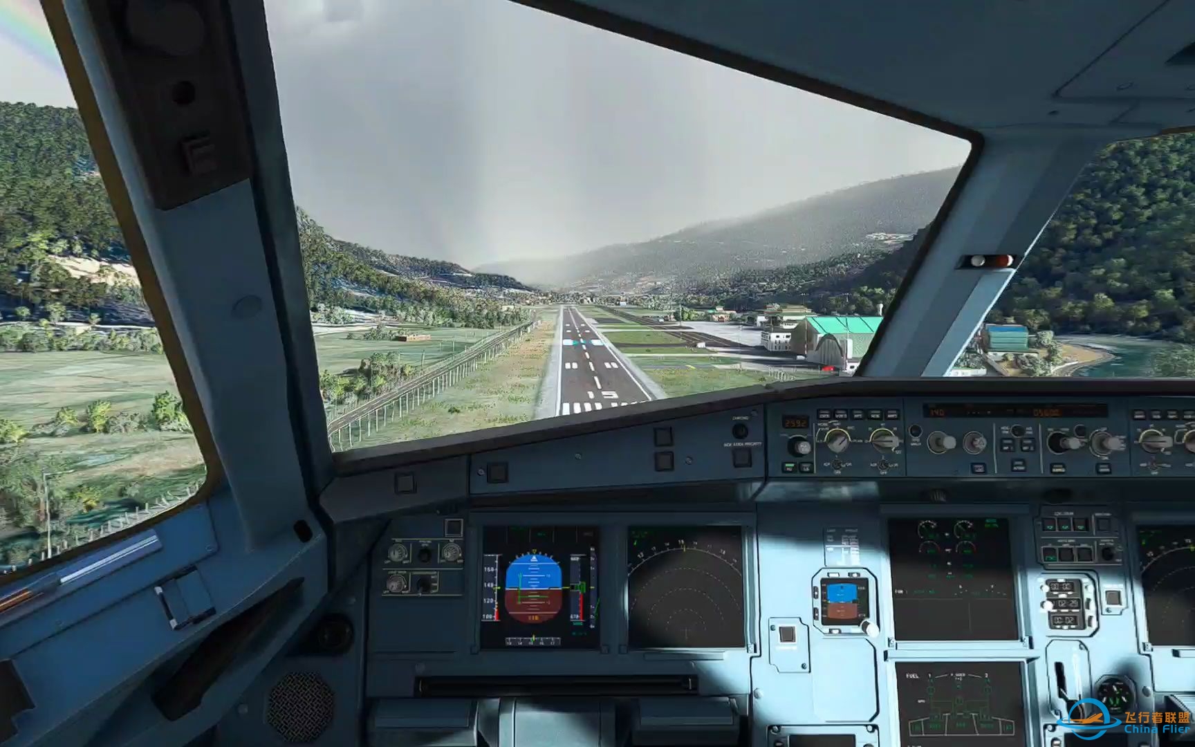 VR微软飞行模拟史诗降落挑战活动之不丹帕罗机场-271 