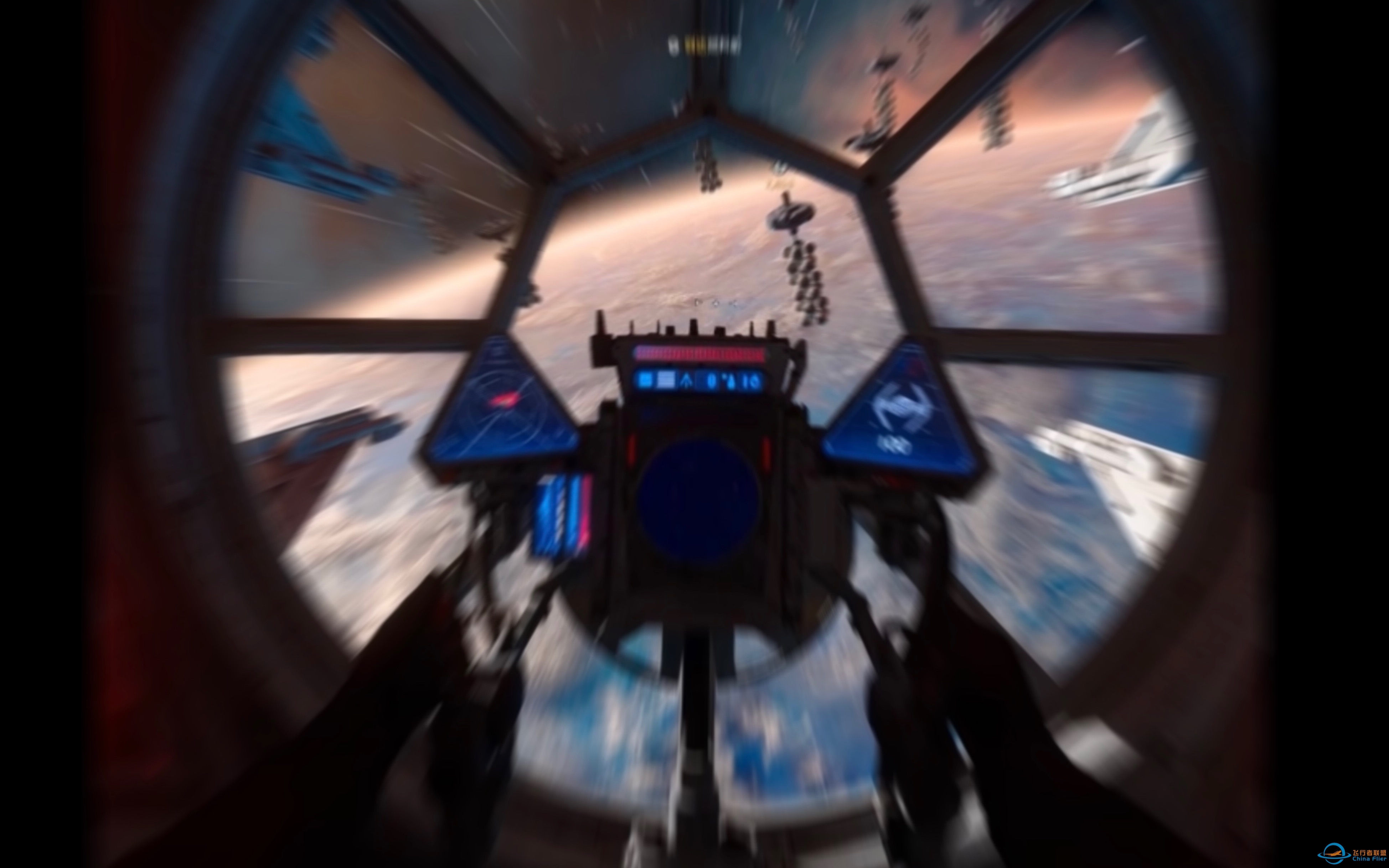用VR加飞行摇杆开钛战机，就像开高达一样！-807 