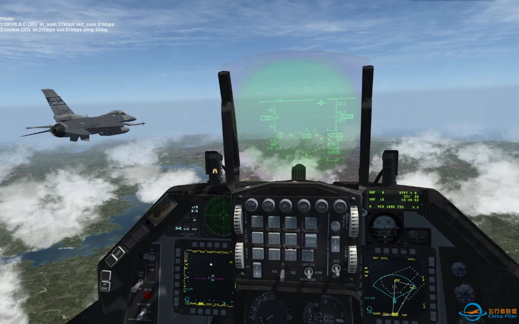 Falcon BMS 【矛隼联队】Cookie&amp;#39;s IQT-4 BFM Training-20221102-8581 