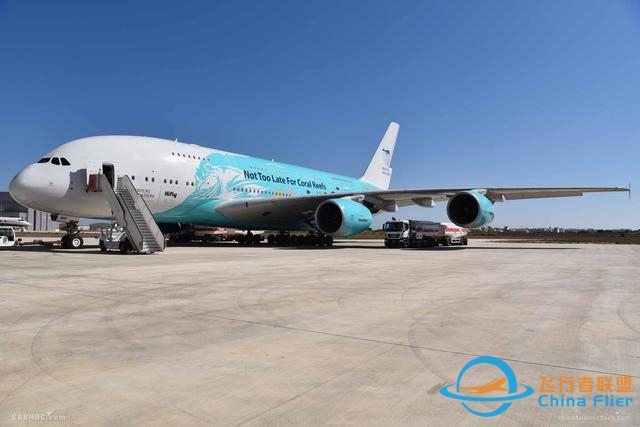 空客欢迎Hi Fly航空A380飞机参加范堡罗航展-7372 