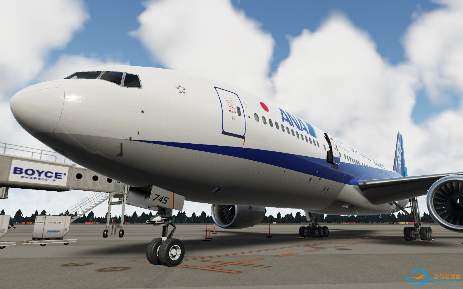 【PREPAR3D】PMDG 777-200ER 新千岁RJCC落地-9903 