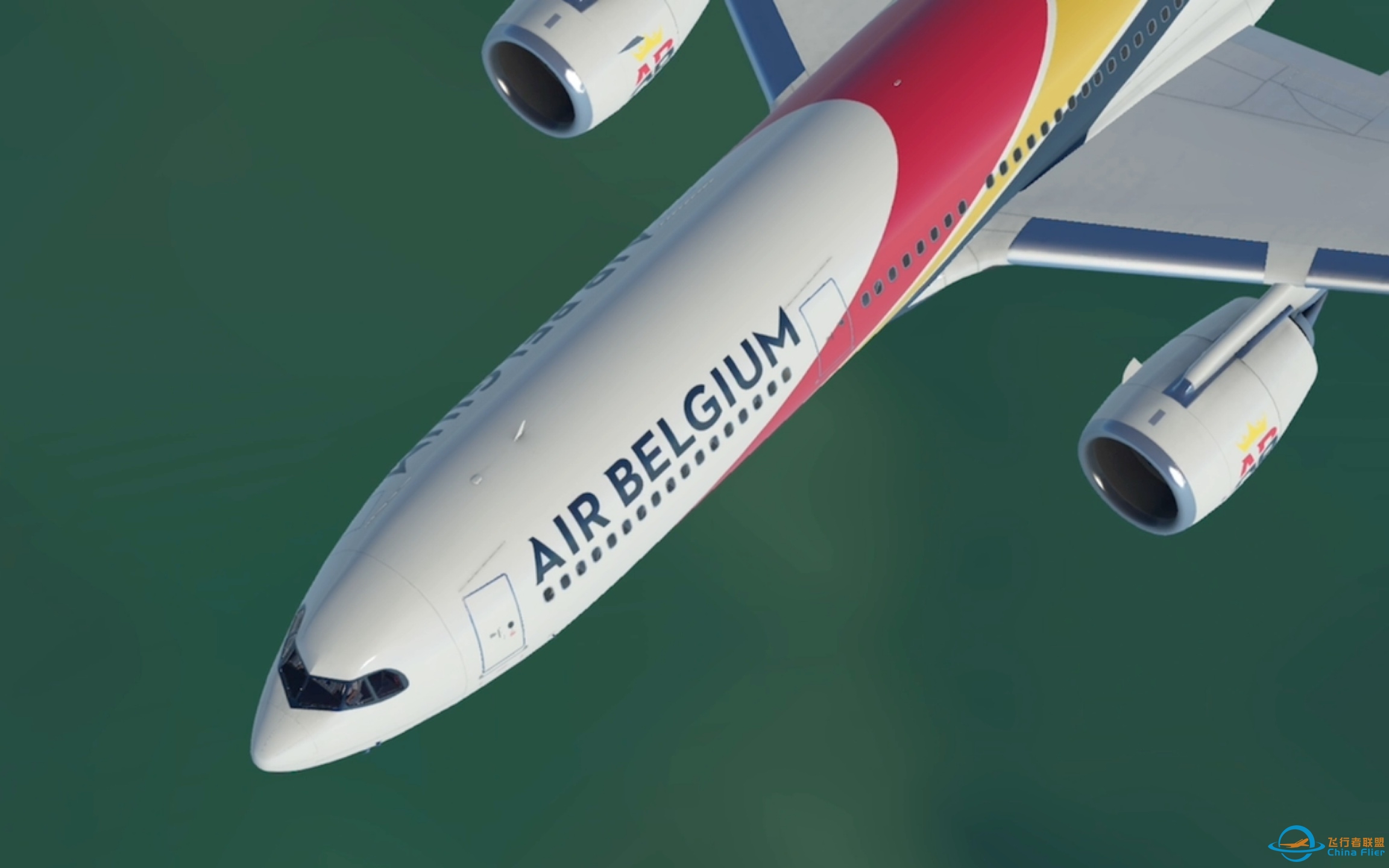 【Infinite flight】比利时航空A330neo优雅翱翔 翻拍Airbus 小剪-4379 