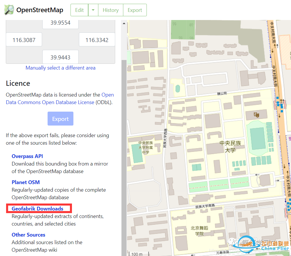 OpenStreetMap介绍与OSM数据多种下载方法对比-3590 