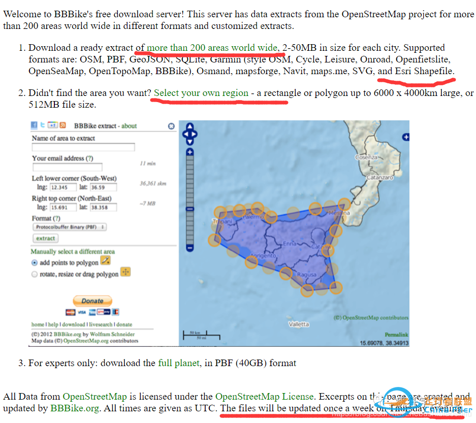 OpenStreetMap介绍与OSM数据多种下载方法对比-9340 