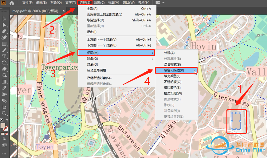 OpenStreetMap+Ai分析图教程-6771 