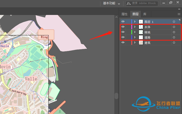 OpenStreetMap+Ai分析图教程-5620 