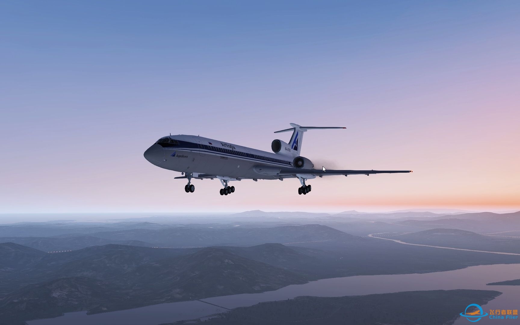 [Xplane11]伏尔加航空(新疆航空租用)Tu-154M进近厦门高崎-8819 