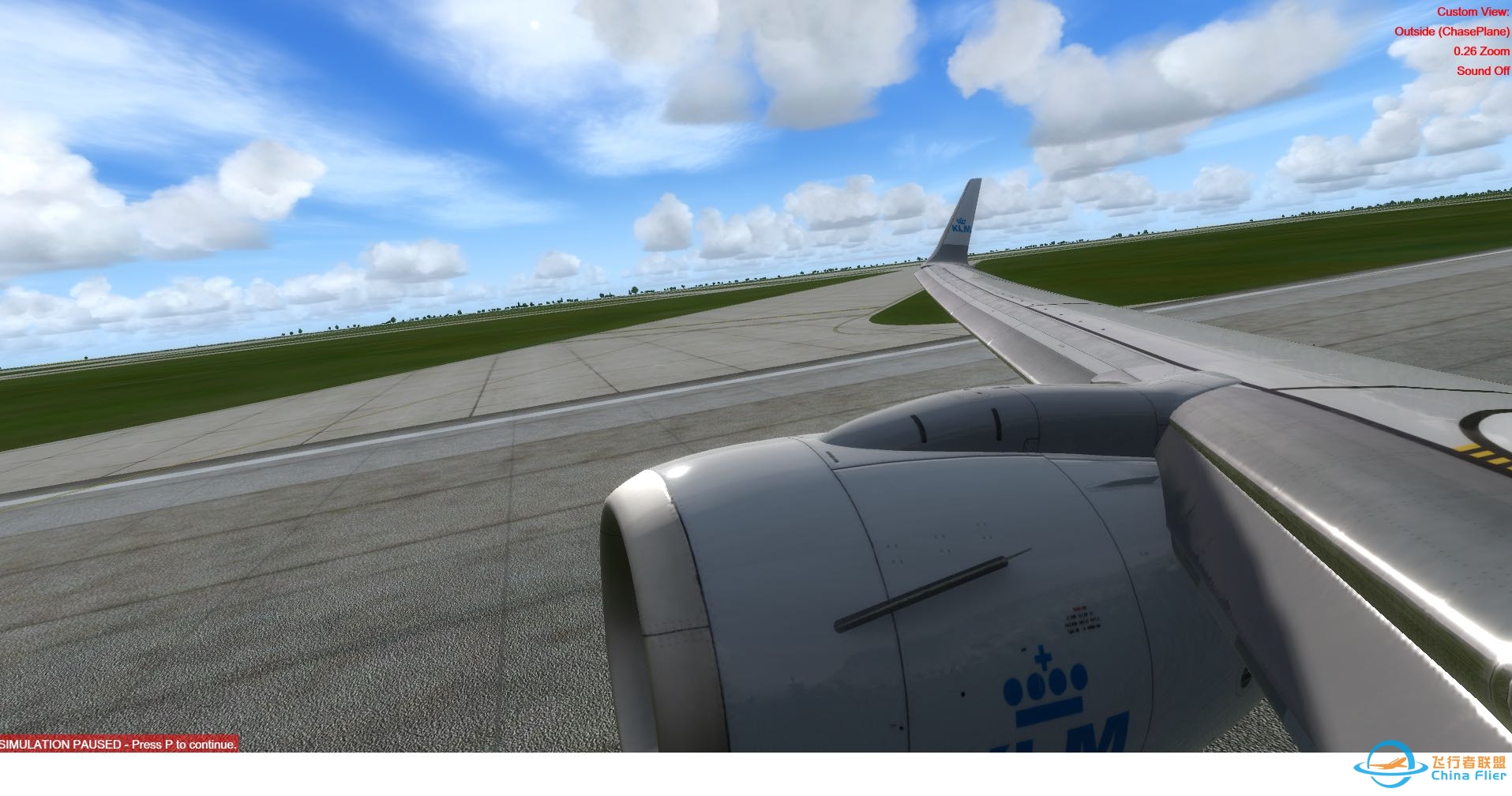 P3Dv4美图 荷航737起飞 不惨白 不灰蒙蒙-7207 