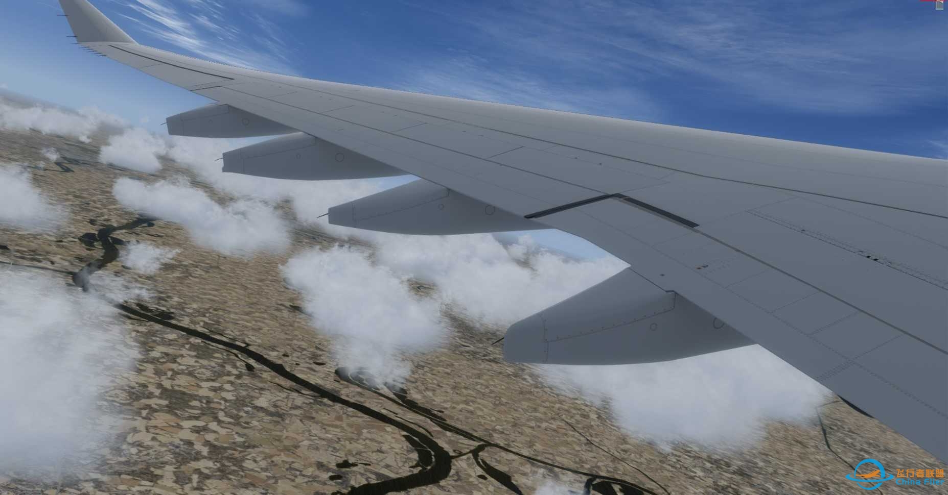 【P3DV4】飞行美图 EHAM-EDDF 阿姆斯特丹-法兰克福-4000 