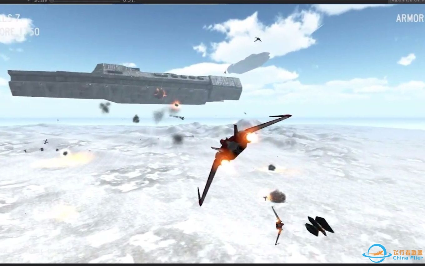 Unity3D空战手游项目分享 星际战舰-837 