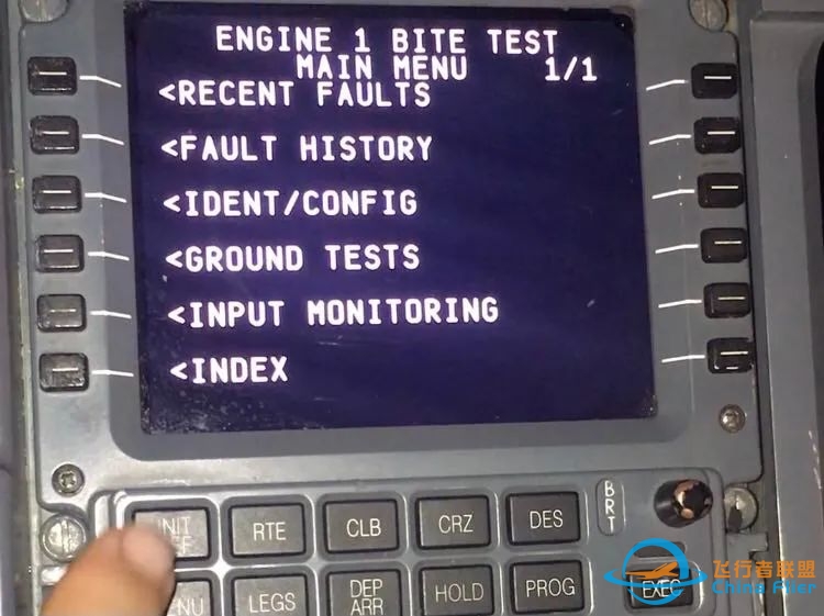 波音737NG飞机发动机EEC自检步骤及故障查询-8511 