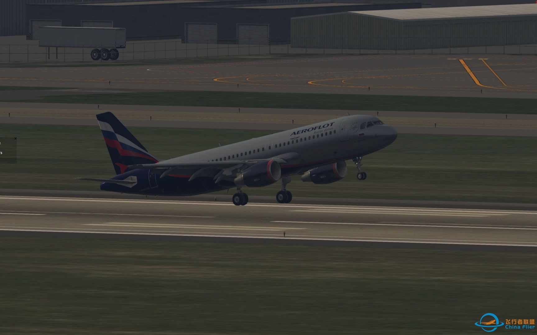 X-Plane 11  FlightFactor A320 落得稀烂-6546 