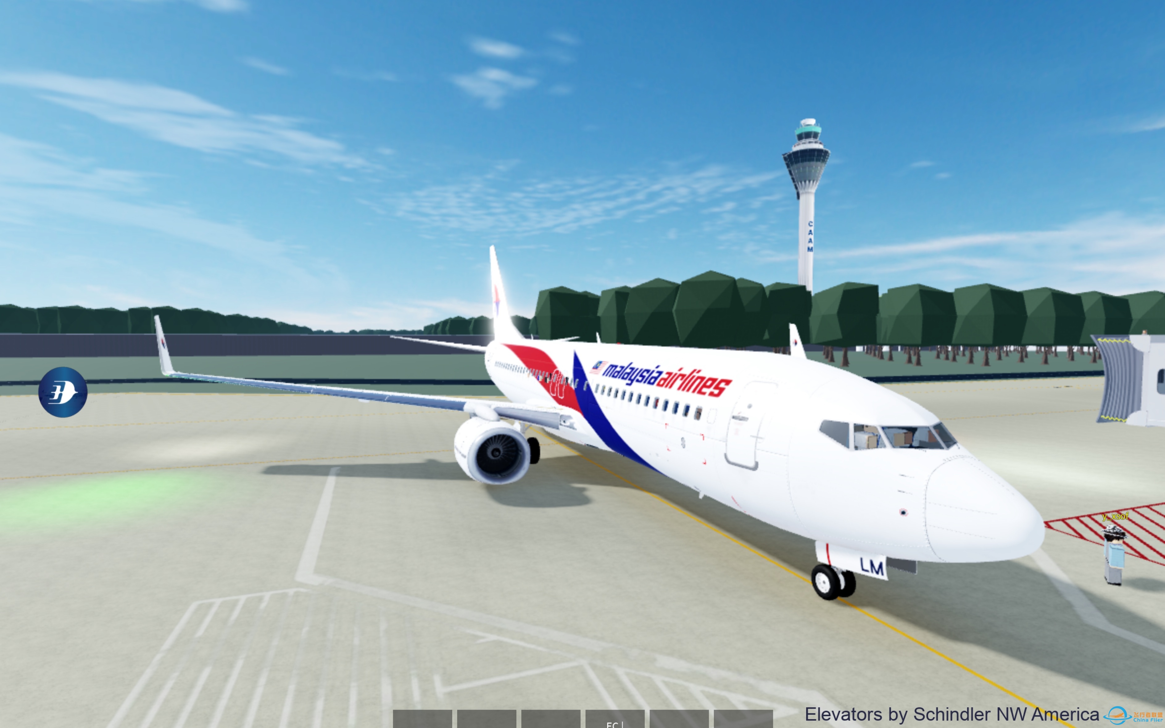 【Roblox】马来西亚航空波音737-800飞行体验（经济舱）-8944 