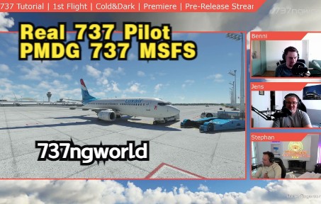 [模拟飞行] Real 737 Pilot  PMDG 737 Tutorial  1st Flight  Cold&amp;amp;Dark  Premier-2692 