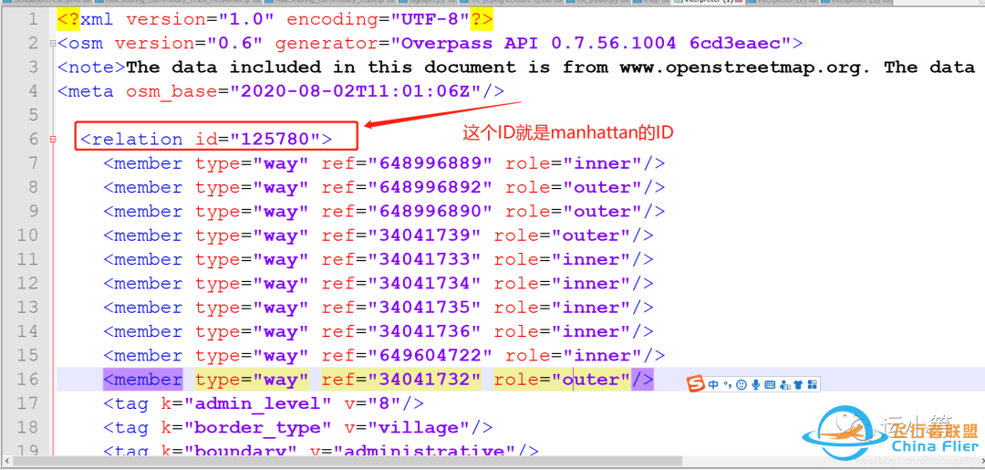 Python+networkX+OpenStreetMap实现交通数据可视化(一):​用OpenStreetMap下载地图数据-9008 