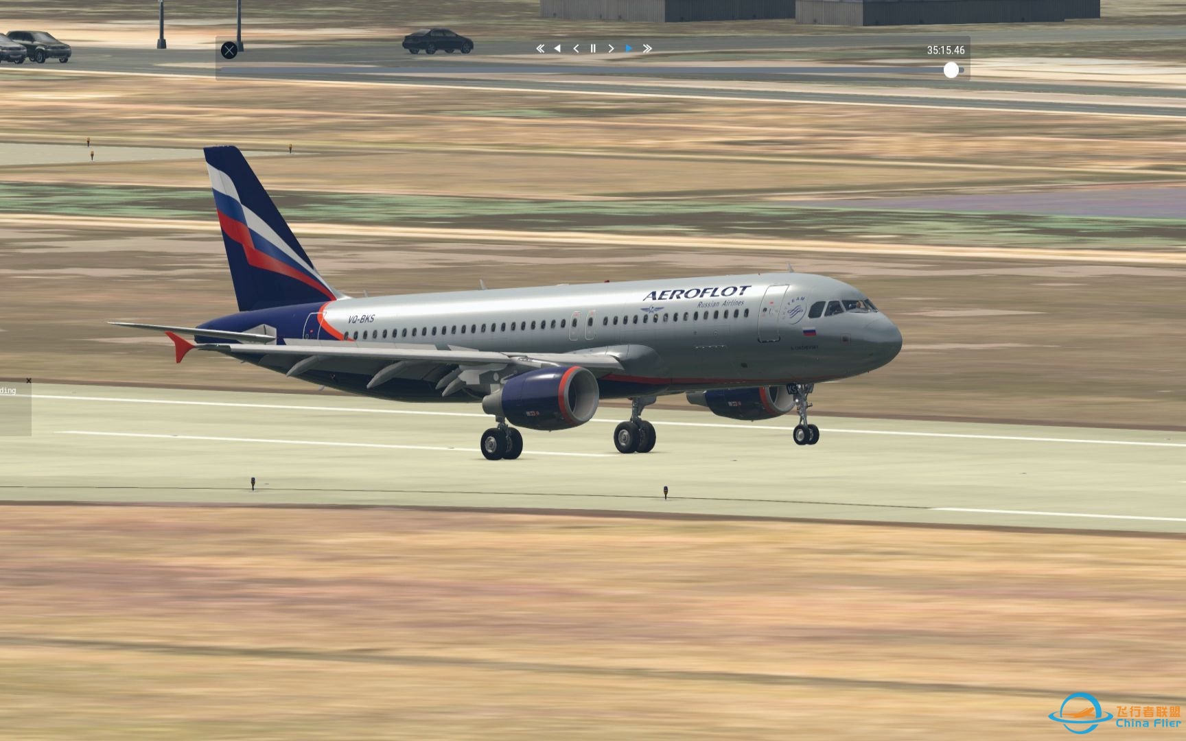 X-Plane 11 FlightFactor A320 直接法则落地-3603 