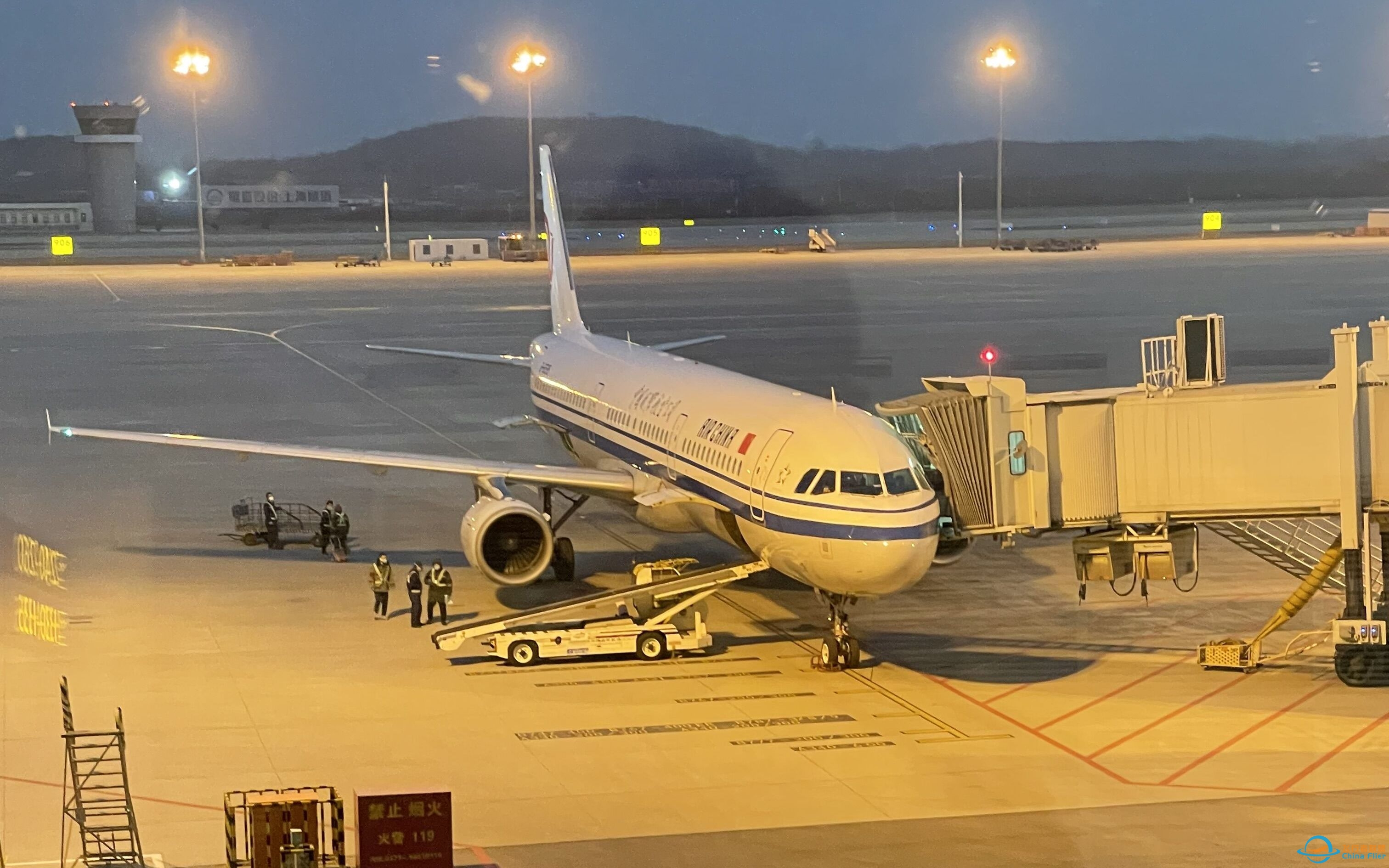 中国国际航空A321-200经济舱飞行体验（郑州→北京/首都）-6919 