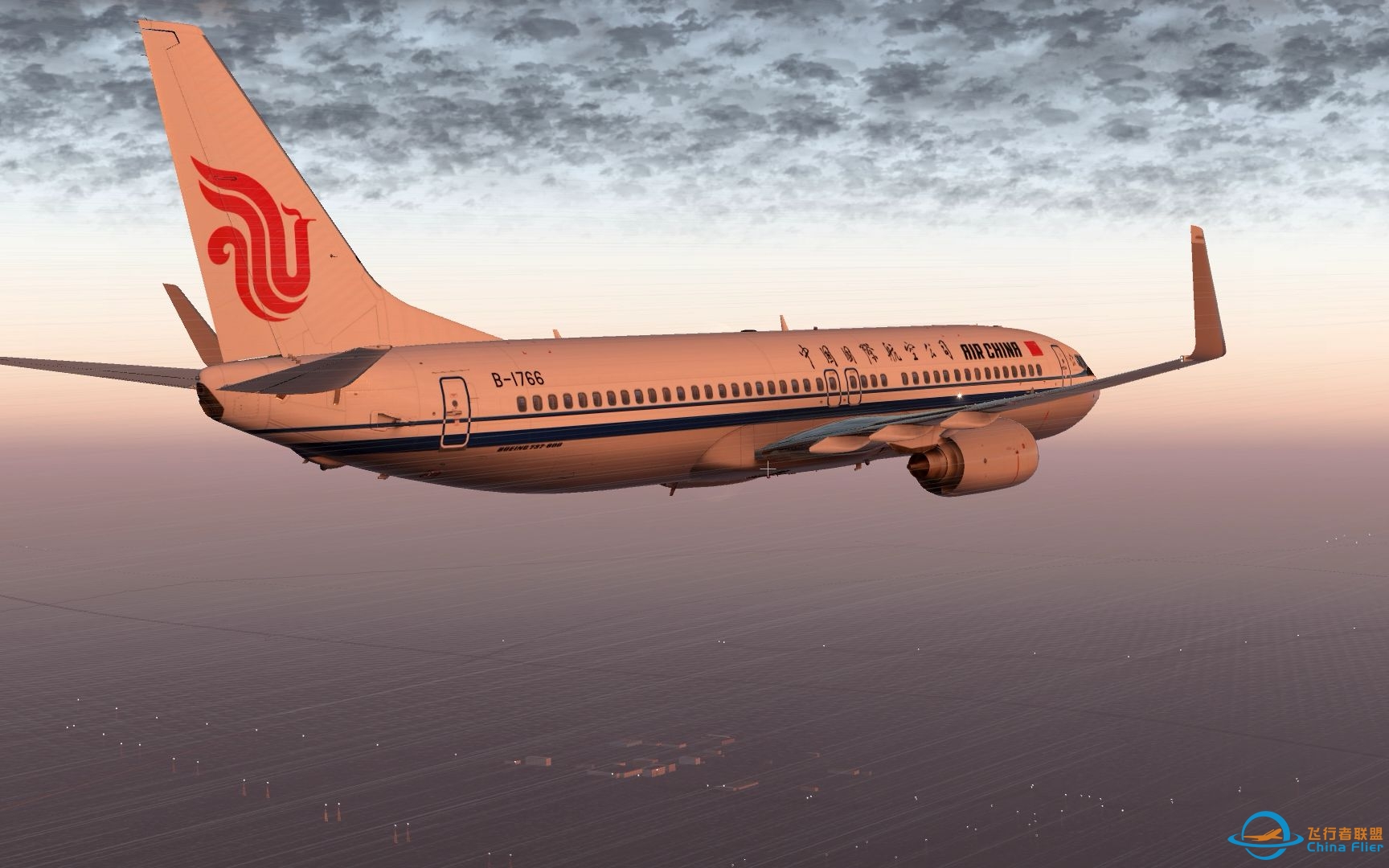 【X-Plane11】Zibo737首都国际机场本场飞行-4586 