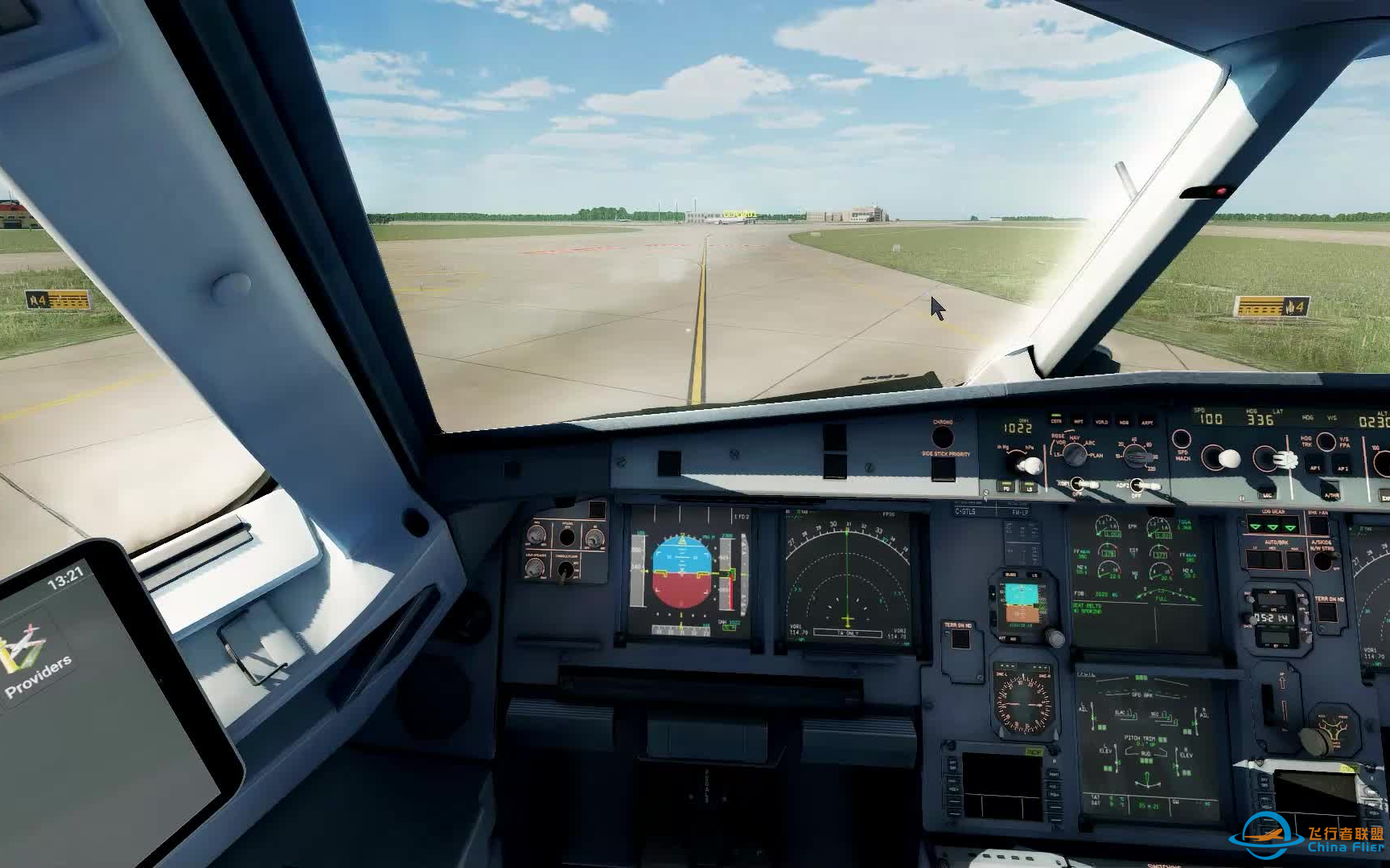 【x-plane11】HD 让RTGI光追在A320与A350的驾驶舱内表现一下-7250 