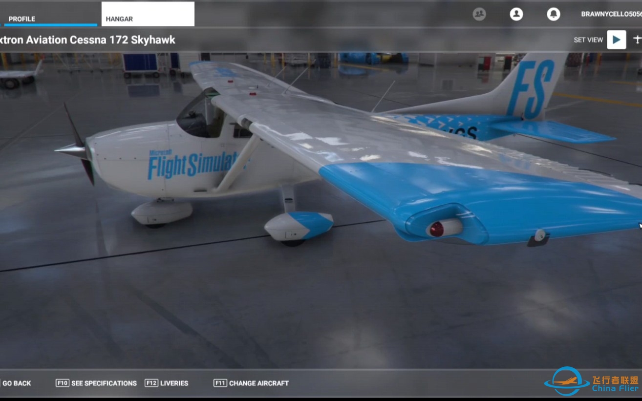 [微软飞行模拟2020] 赛斯纳172 Skyhawk模型展示-9407 