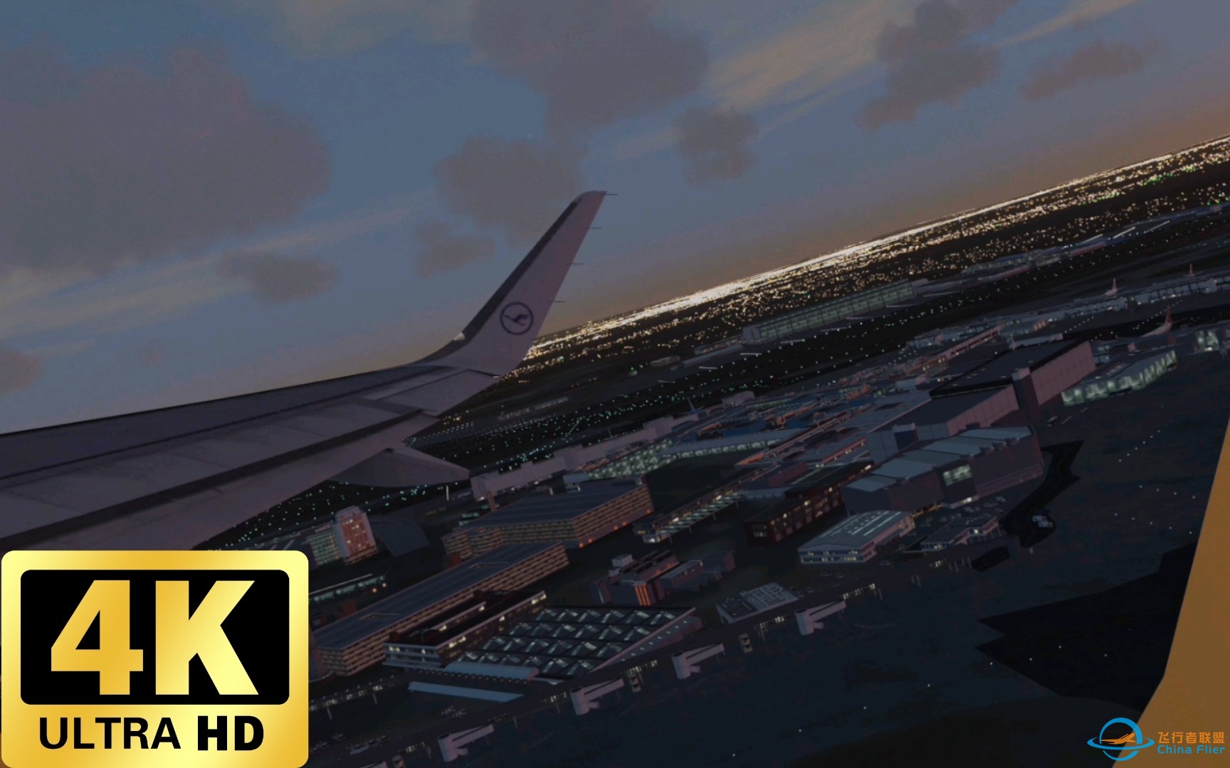 【非官方/玩家自制DLC】移动端最强夜景不过分吧！欧洲超广夜景——Aerofly FS 2021Pro/2022全欧洲夜景+滑行道灯DLCV2.3.1即将发售！-1485 