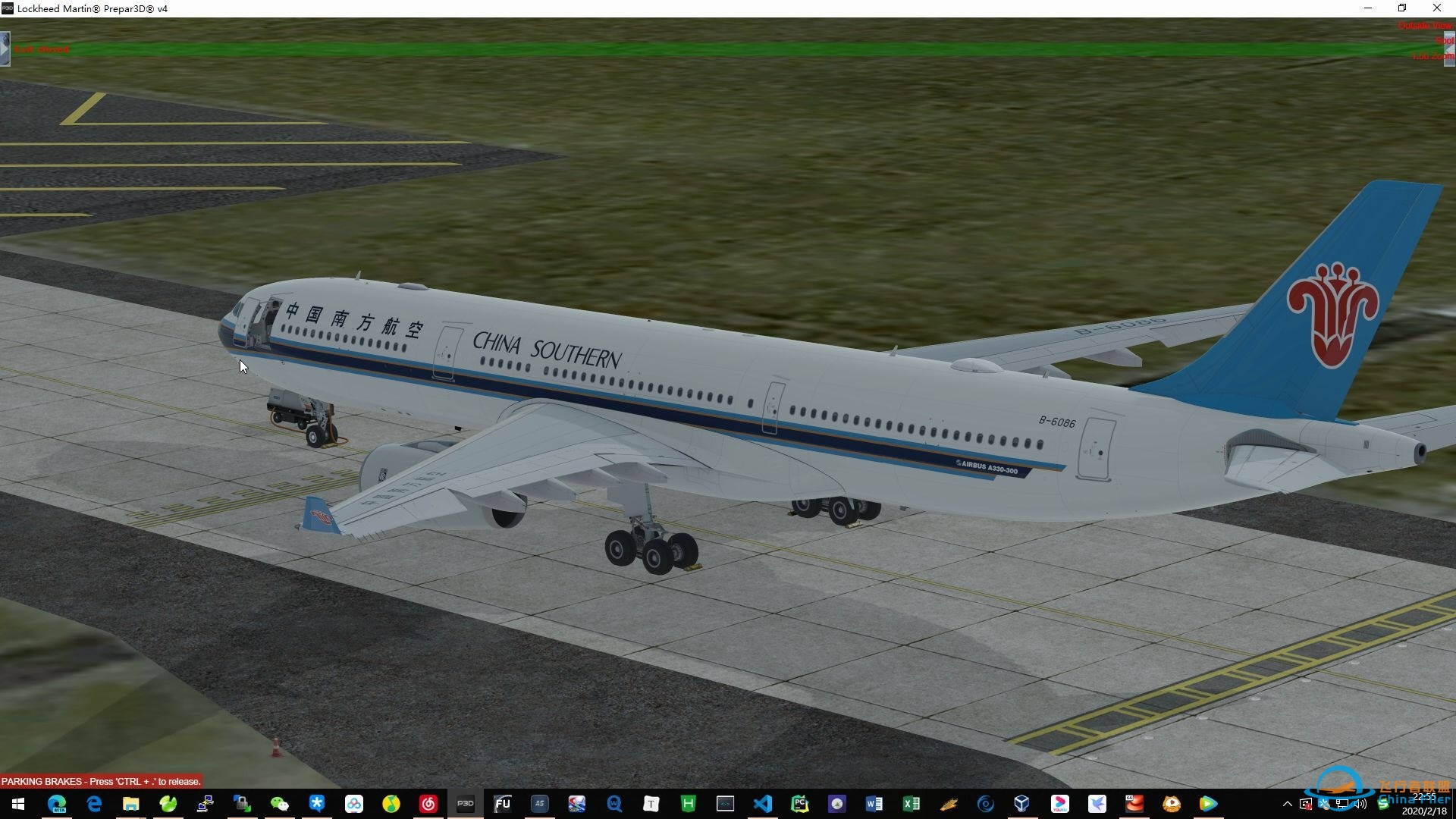 CFR0453 PREPAR 3D AS A330-300冷舱到起飞-3426 