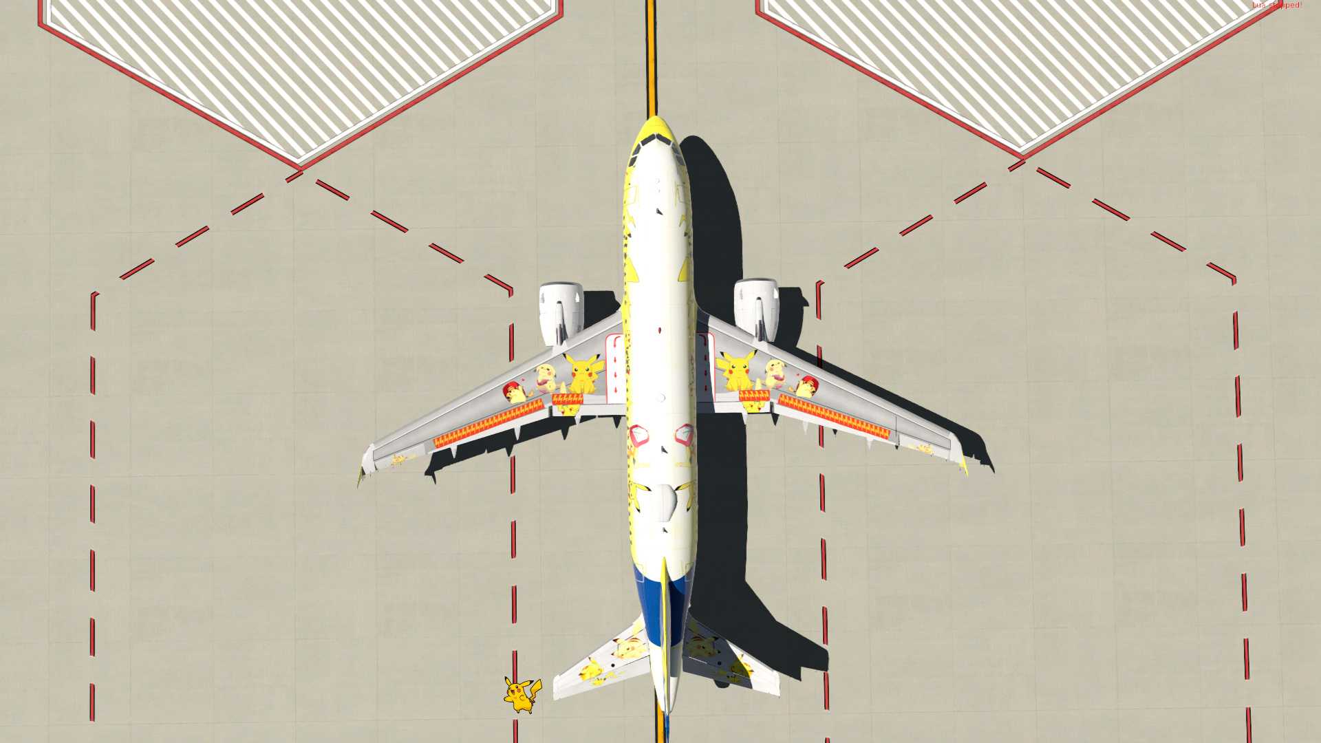 【X-Plane11】空客A319皮卡丘涂装 1.0-5363 