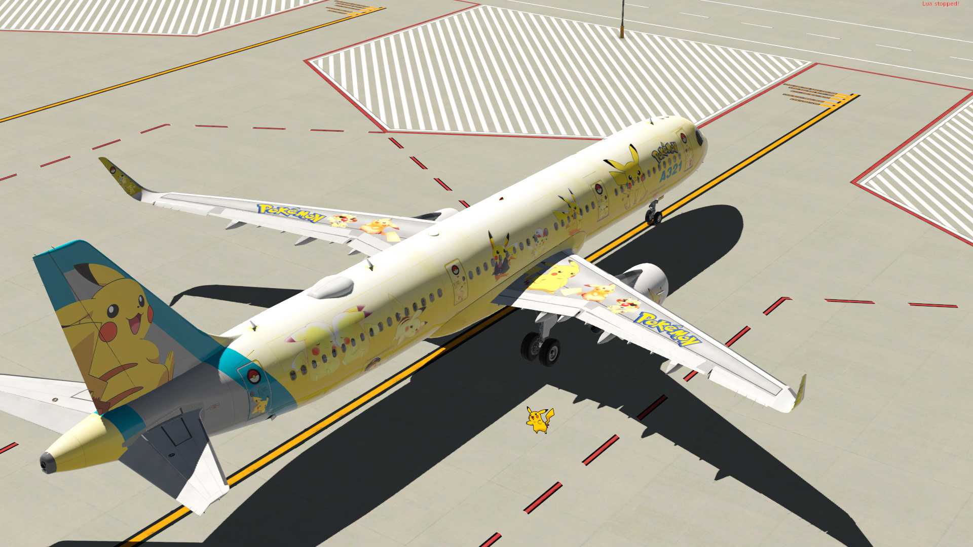 【X-Plane11】空客A321皮卡丘涂装 1.0-4612 