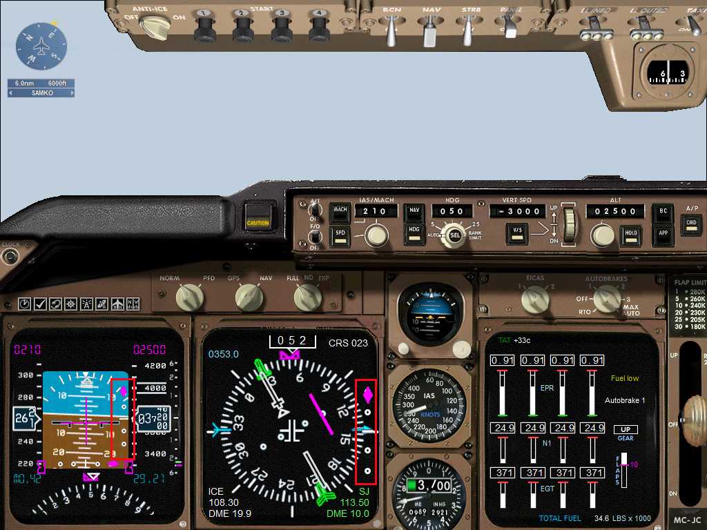 FSX飞行模拟中的ILS仪表着陆系统-406 