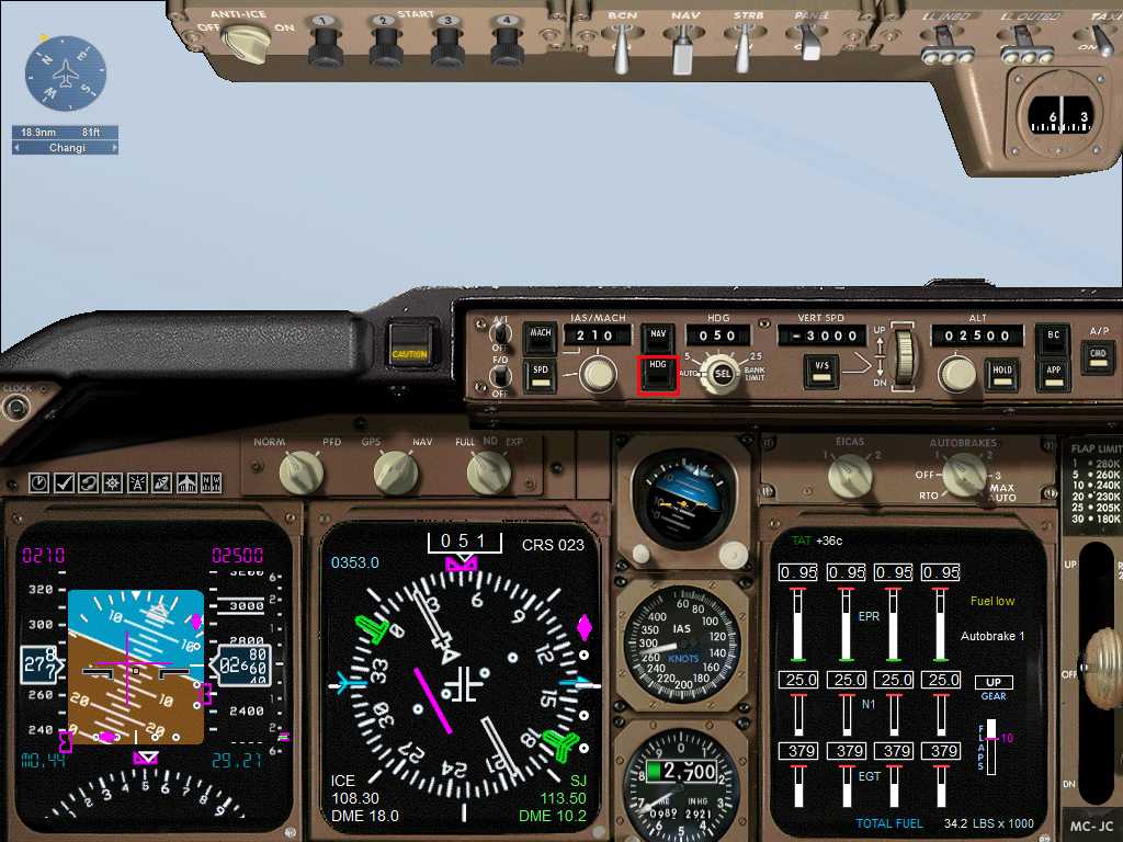 FSX飞行模拟中的ILS仪表着陆系统-8987 