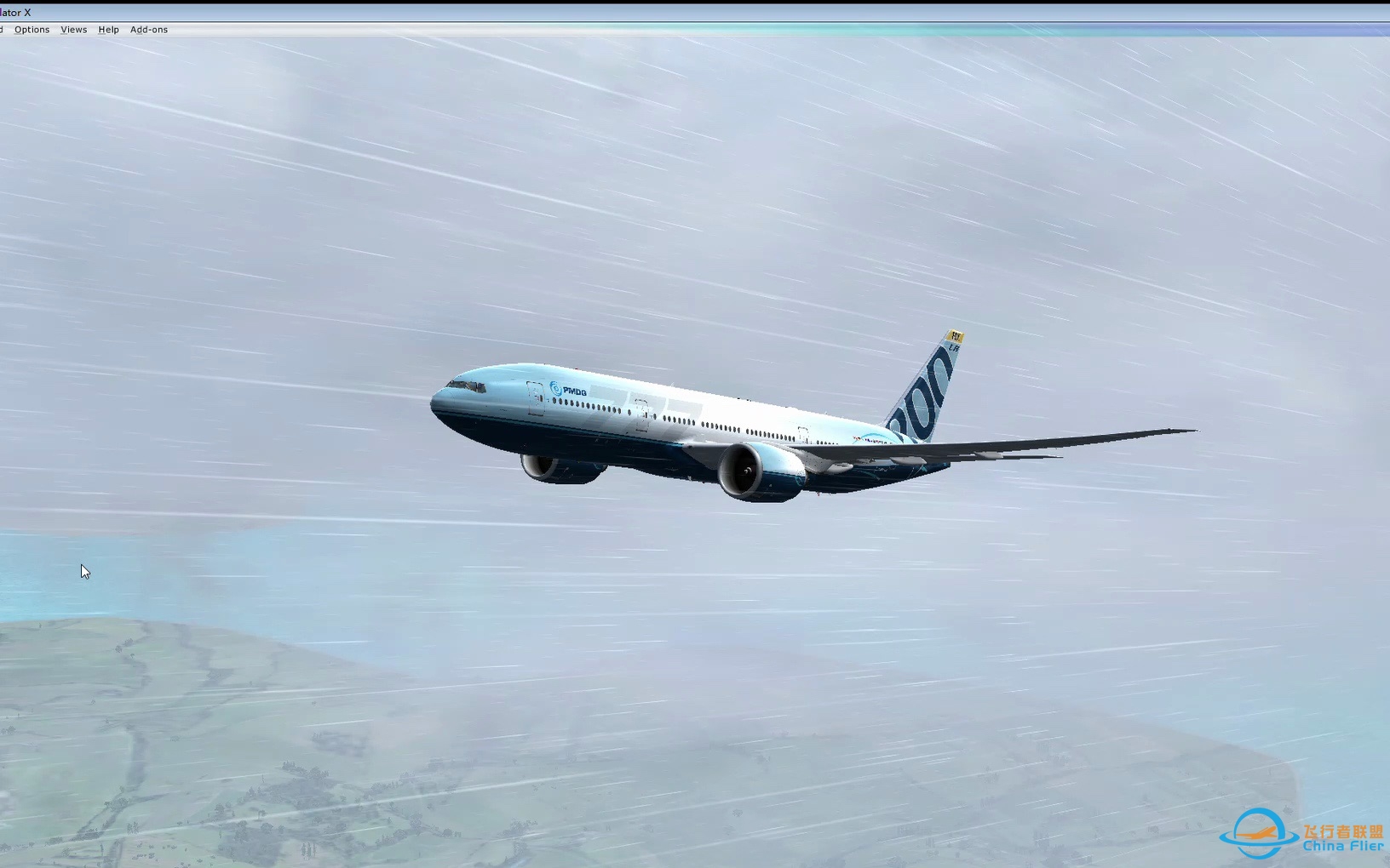 【FSX】PMDG777厦门高崎离场-2088 