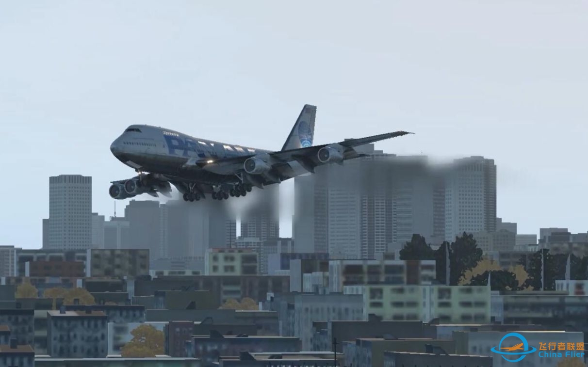 [XPlane 11]启德机场RWY13最终进近-1363 