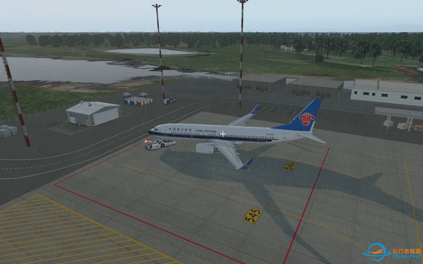 x-plane11  Zibo  737-800  LIPZ-EGLL-9985 