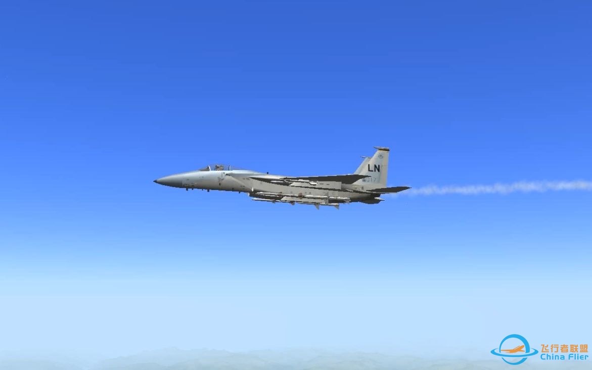 [Lock on2]F-15C空对空，大离谱，飞行员没了，机体还能再转几圈-6005 