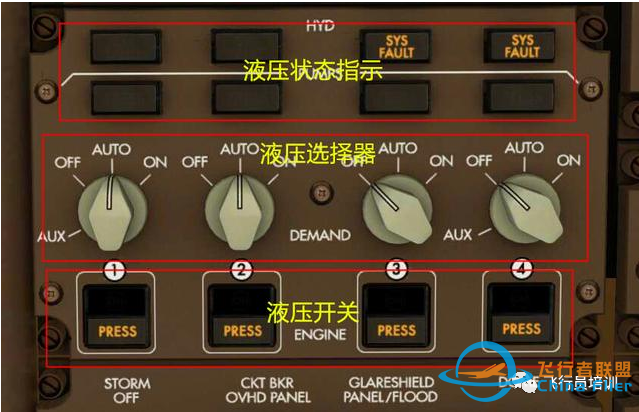 B747驾驶舱面板识读-4152 