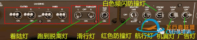 B747驾驶舱面板识读-6358 