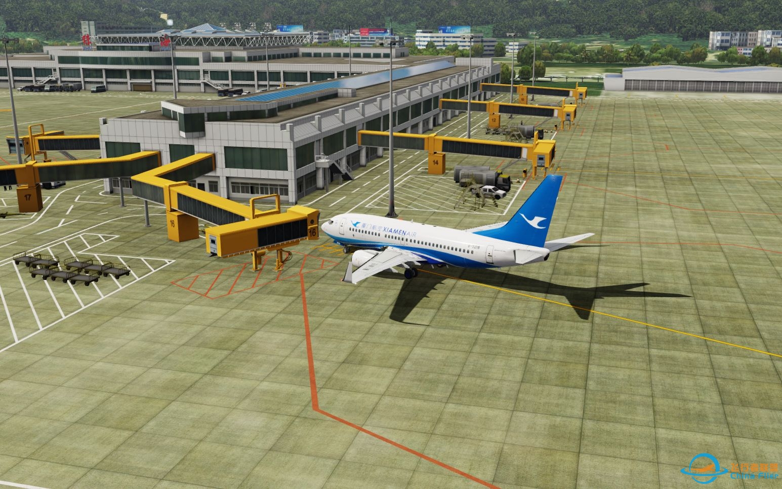 Prepar3D：B737义乌-珠海航班-8541 